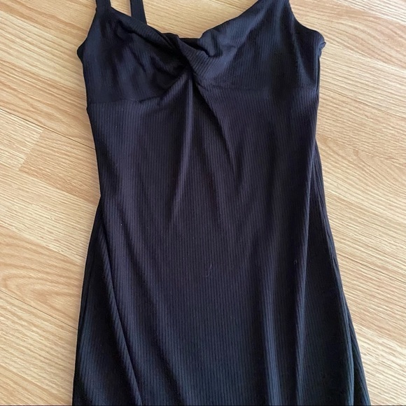 NWT Forever 21 Black Sweetheart Ribbed Bodycon Dress Small - Picture 5 of 9